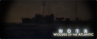 WOTA Wolves of the Atlantic - subsim game - A PC 461 submarine chaser hunts the silent hunter at night on iOS